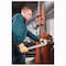 Nylox Burr-Rx Wheel Brush, Narrow Face, 4 in Brush Dia, 1/2 in Face W, 1/2 to 3/8 in Arbor Hole, Crimped/R 31100 - alternate 3